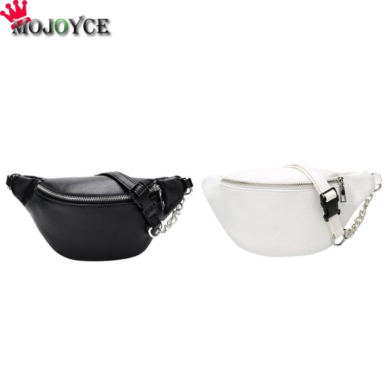 PU Leather Fanny Waist Pack Women Shoulder Chest Belly Belt Handbags Female Crossbody Handbag Fanny Pack Bum Bag Sac Banane
