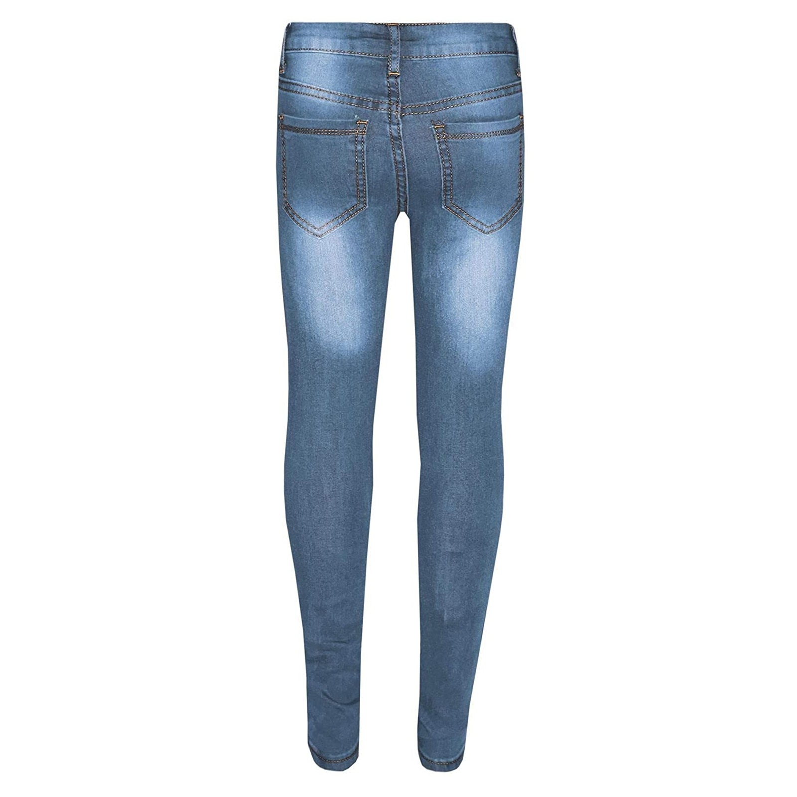 Filles Jeans Serré Enfants Jeans Pour Filles Taille Haute Déchiré Jeans Pour Enfants Décontracté Style Vêtements Pour enfants Printemps Automne