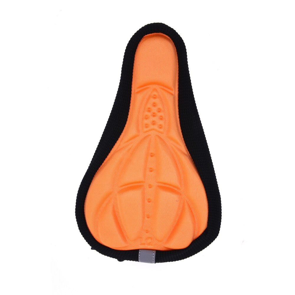 3 fundas para sillín de bicicleta dsoft, asiento de bicicleta de montaña, alfombrilla de silicona para sillín, cojín, funda para sillín de bicicleta, accesorios para bicicleta  d40: Naranja