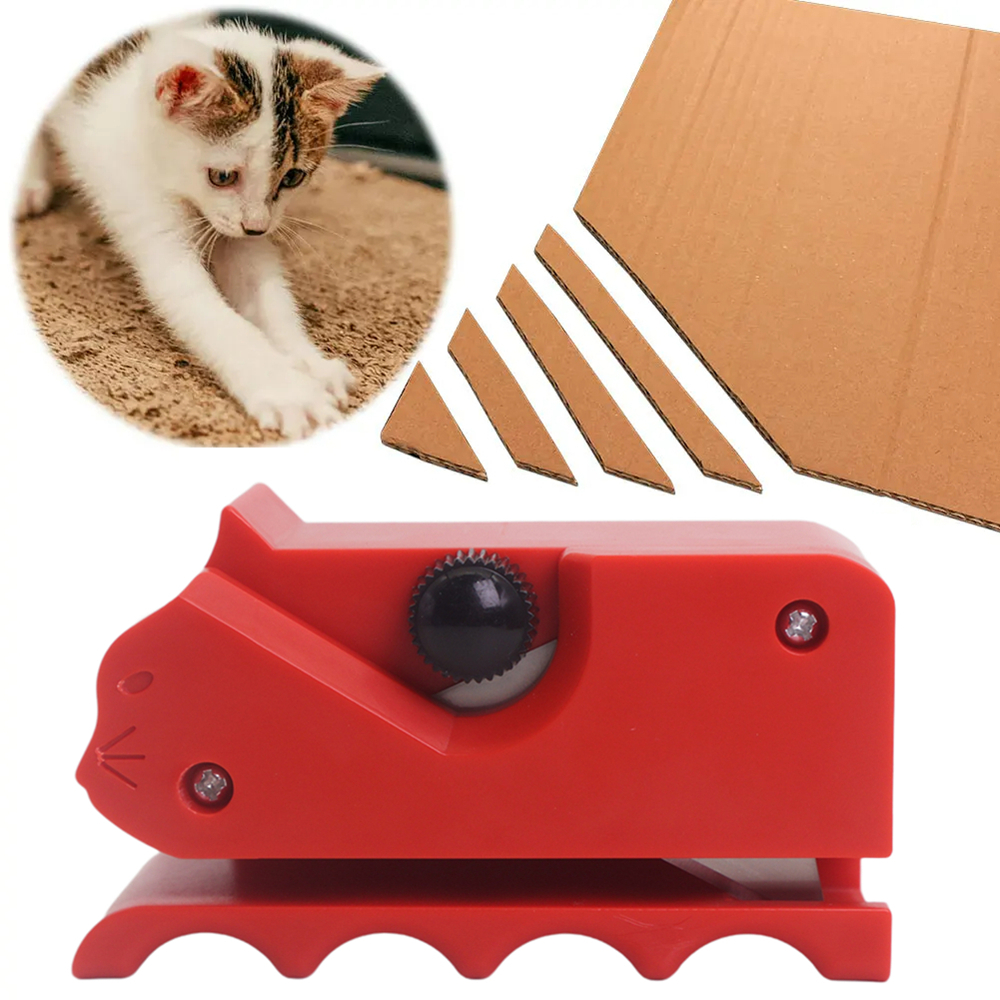 Nueva máquina cortadora de cartón, cortador de cartón casero para rascadores de gatos, pelacables de tiras, herramientas artesanales de plástico DIY