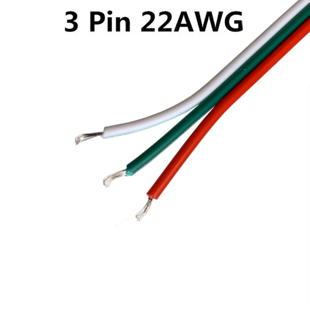 1m-100m RGB LED Stecker 2Stift 3Stift 4Stift 5Stift LED Kabel Verlängerung Verlängern kabel Stecker Draht Für RGB rgbw einfarbige LED Streifen: dunkel Grau / 20-29 Stücke