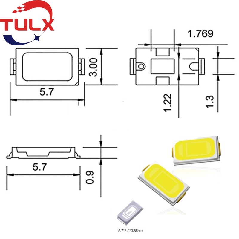 1000pcs/Box SMD LED Kit 5730 Red/Yellow/Blue/Green/White/Orande/YG/Pink/Purpie/Warmwhlte led diode set SMD LED Lamp Beads Kit