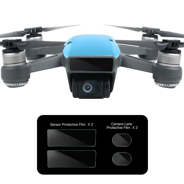 Camera Lens Beschermfolie en Sensor Beschermfolie voor DJI Spark Drone Upgrade Onderdelen Accessoires