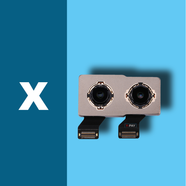 Original rear camera for iphone 7 8 x xr xs max 11pro 12 pro large rear camera flexible cable replacement for iphone x camera: rear camera for ipX