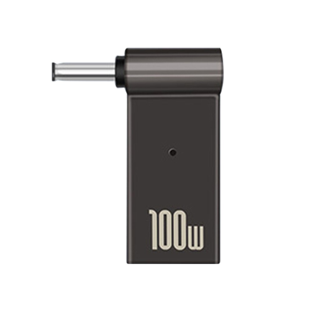 Pd 100w laptop strømstik usb type-c hun til dc han jack stik konverter til acer samsung asus lenovo hp dell notebook: 4.5 x 3.0mm dell