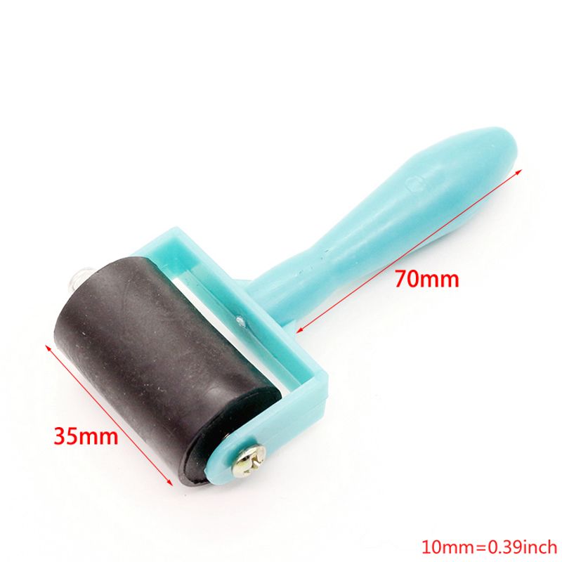 2Pcs Rubber Roller Non-Stick Printing Ink Roller Pin Clay Roller Artists Art Craft Paint Tool