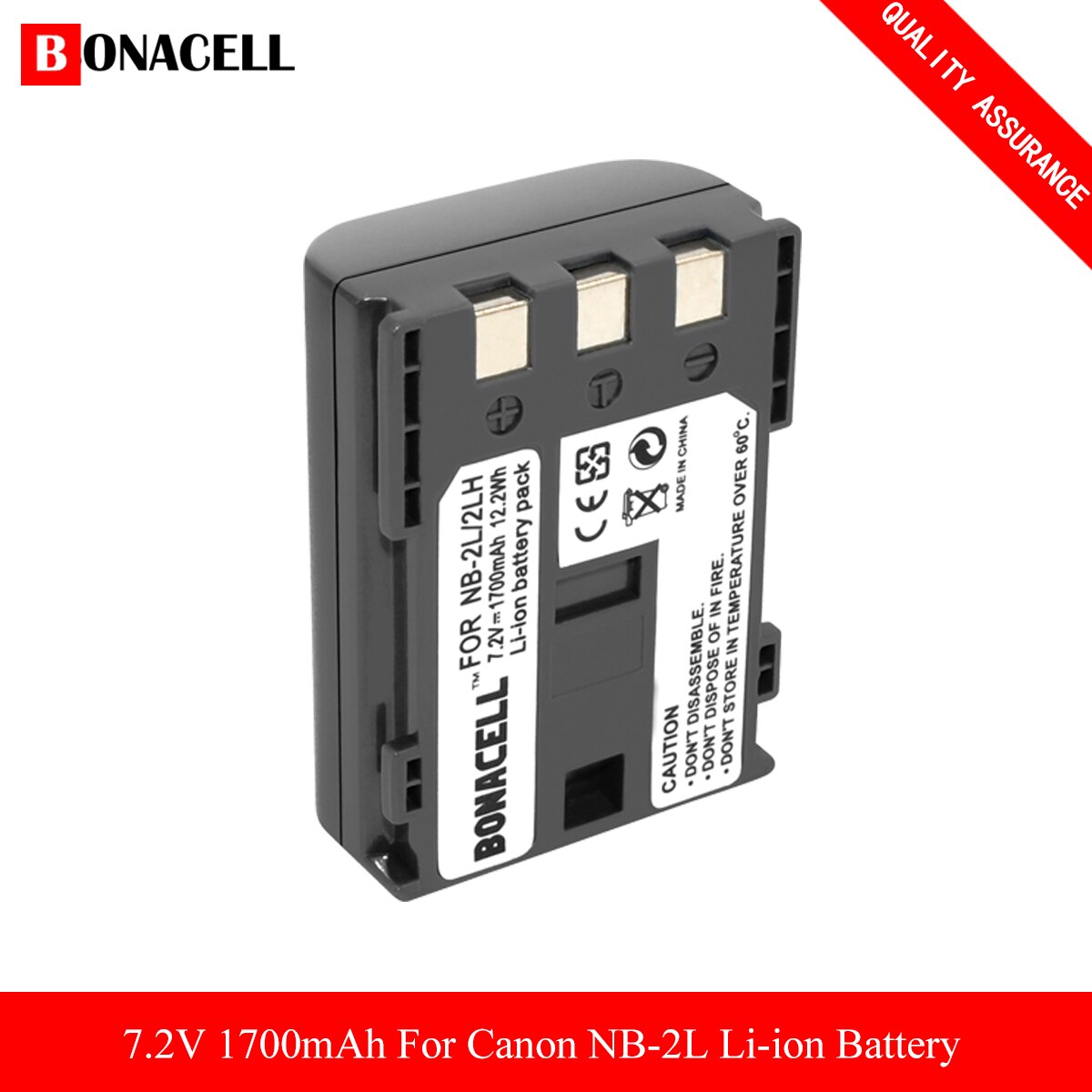 NB-2L Battery+Charger for Canon NB-2L NB-2LH BP-2L5 BP-2LH DC301 DC310 DC320 DC330 DC410 DC420 Elura 40 50 60 65 70 80 85 90 Z50: 1 Picec Battery
