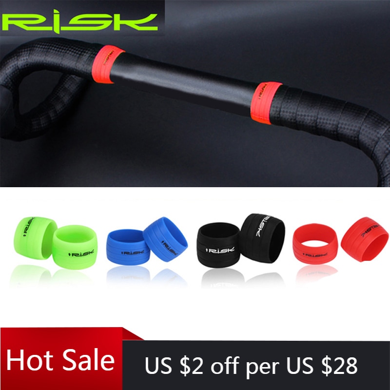 1 paar Silikon Fahrrad Stecker Lenker Band Ring Anti-Überspringen Wasserdichte Gummi beständig Straße Fahrrad Stecker für Fahrrad Bar Gurt Ring