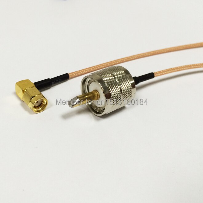 Modem Coaxial Cable RP-SMA Male Plug Right Angle To UHF Male Plug Connector RG316 Cable 15CM 6inch Adapter RF Pigtail
