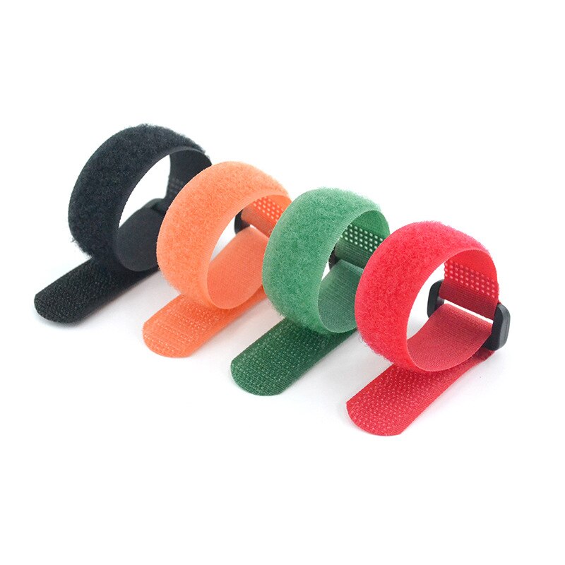 Cinta adhesiva de encuadernación, 5 uds., 2x18cm, Velcro, hebilla inversa, cinta de Velcro con hebilla