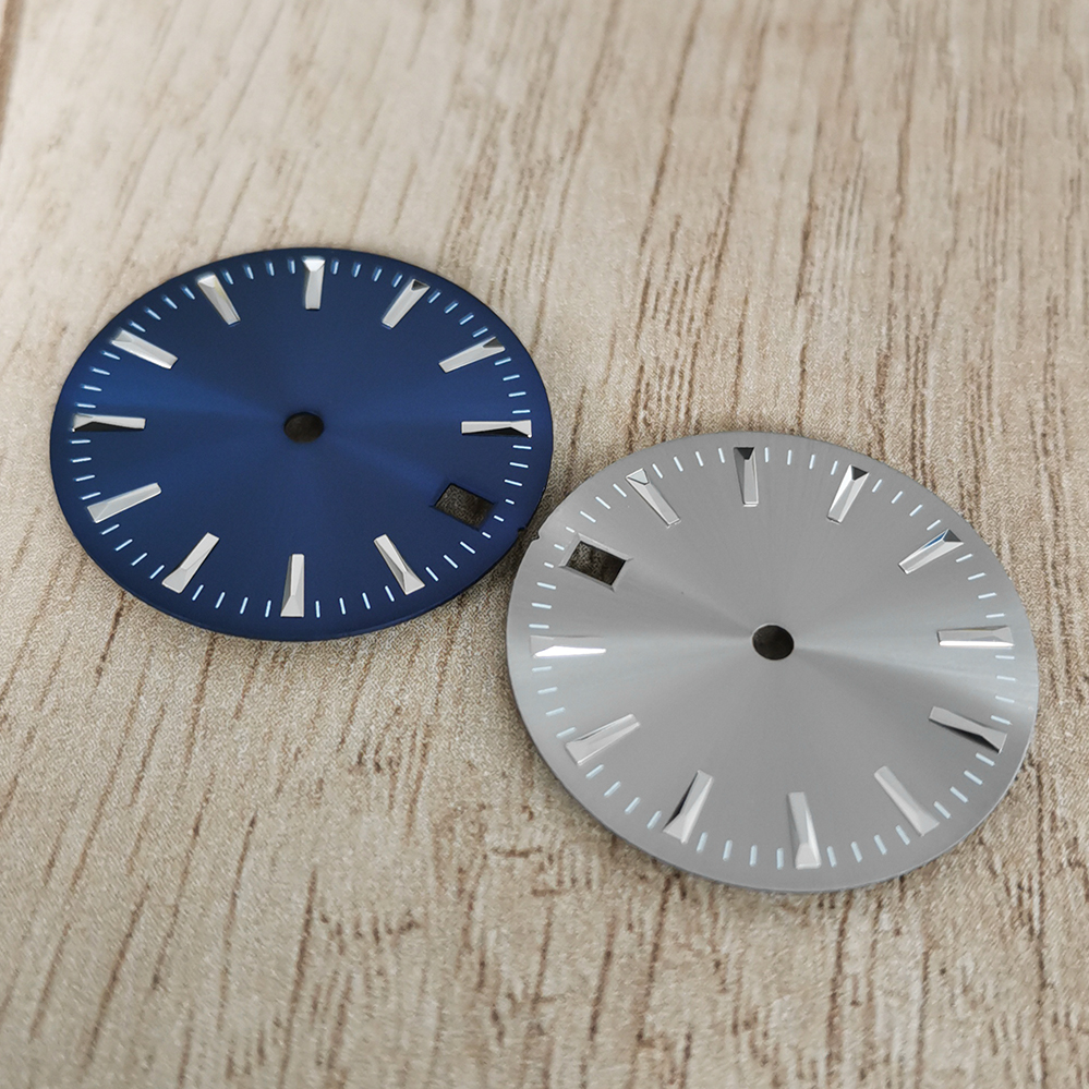 Modified Watch Accessories Watch Dial Stripes Sunburst Simple Watch Face for NH35/364R/7S Movement