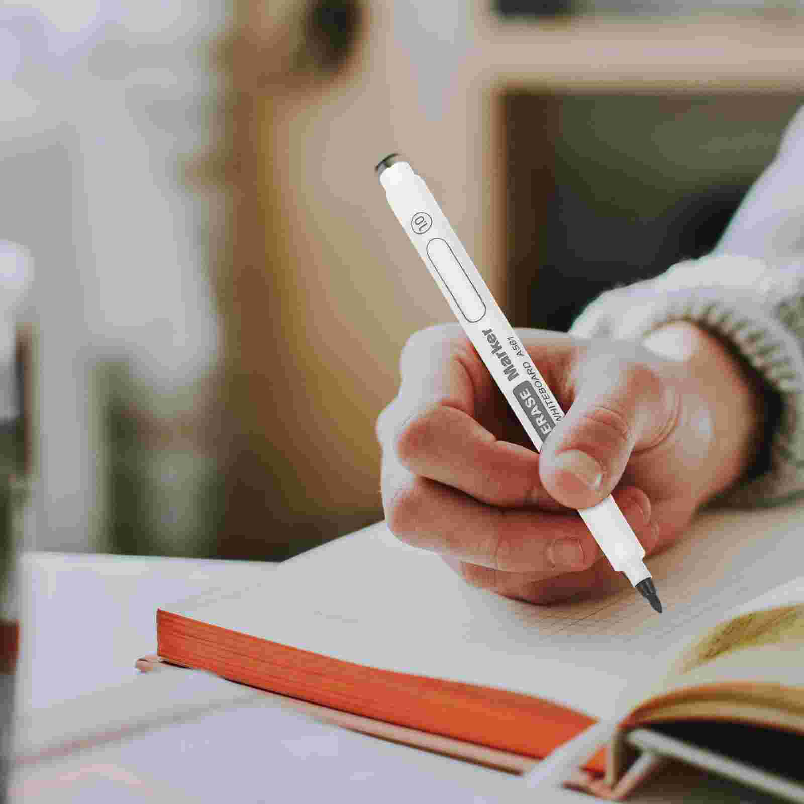12 Pcs Whiteboard Pen Marker Fine Tip Dry Erase Markers Thin Teacher Student Pens Classroom Writing Supplies Dot Markers School