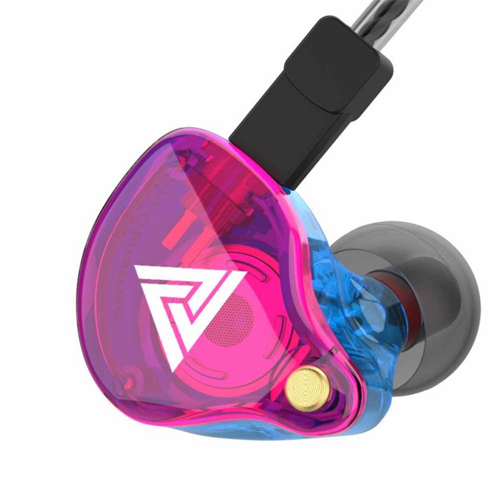 QKZ VK4 Stereo Wired Oortelefoon Oordopjes Bass Koptelefoon 3.5mm Sport Gaming Headset # h