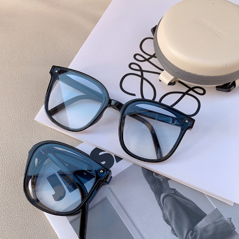 Gafas De Sol cuadradas con montura pequeña para mujer, lentes plegables De De , a la , De viaje, UV400