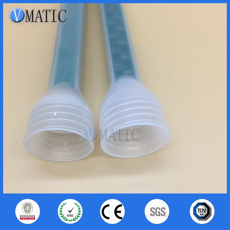 5Pcs Resin Static Mixer MF06-24 Mixing Nozzles Screw Mouth Silicone Plastic Mixing Tube Nozzle