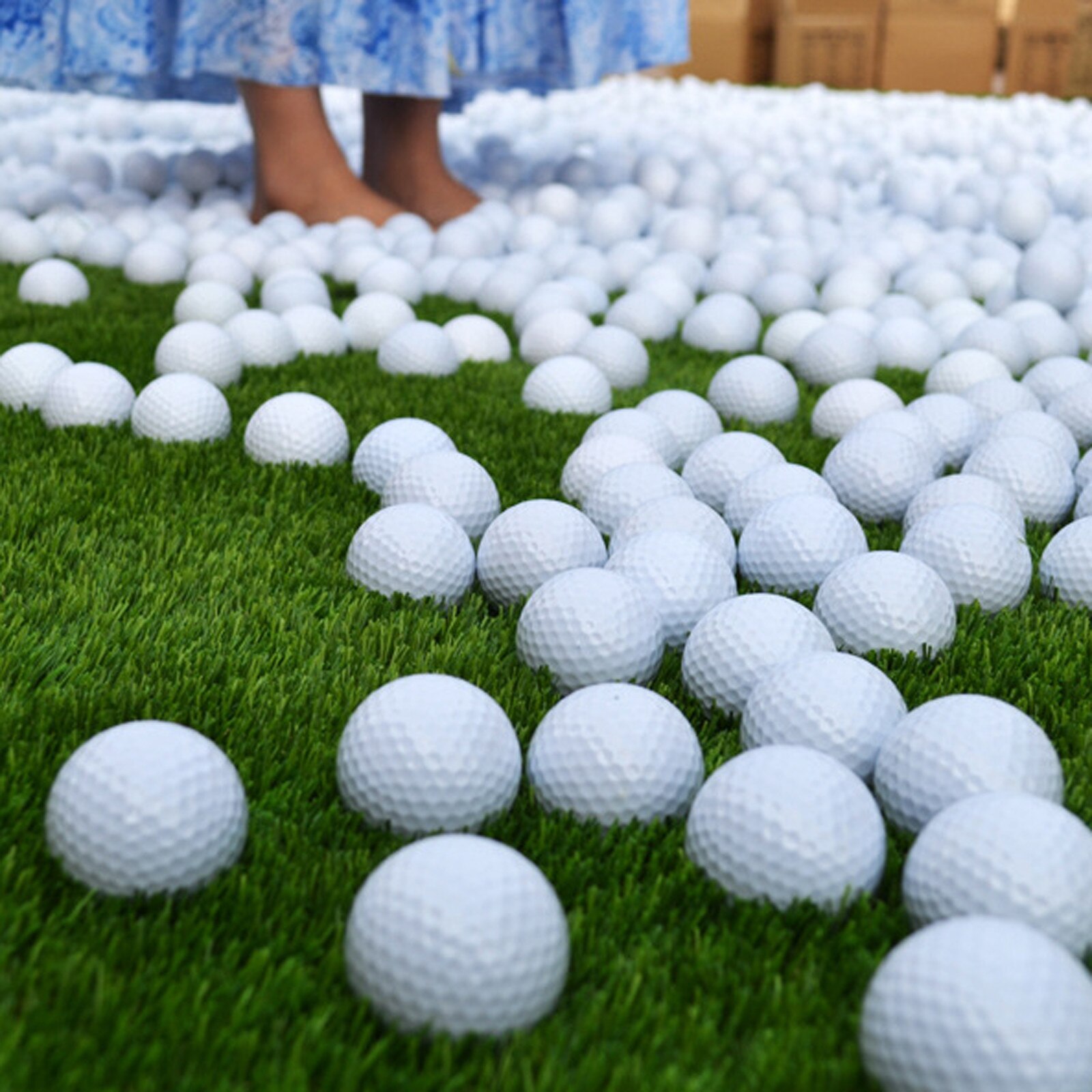 42.6MM Golf Ball Brand Golf Ball Practice Ball Synthetic Rubber Material