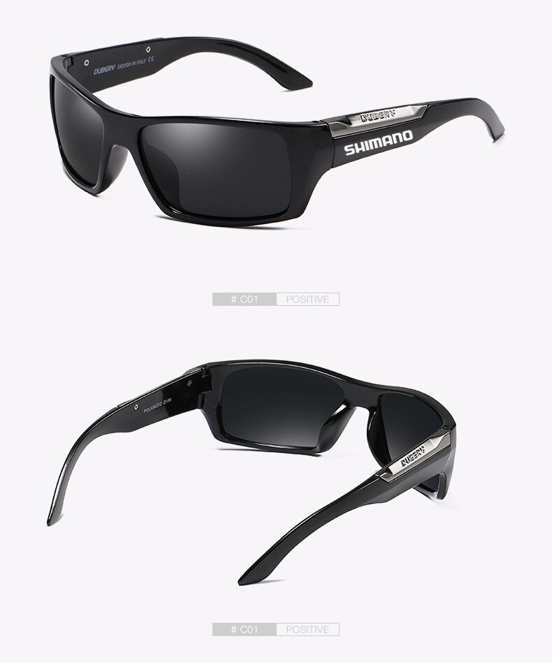 Shimano Vissen Bril Outdoor Sport Anti-Uv Zonnebril Mannen Bergbeklimmen Klimmen Zonnebril Gepolariseerde Vissen Bril: 01
