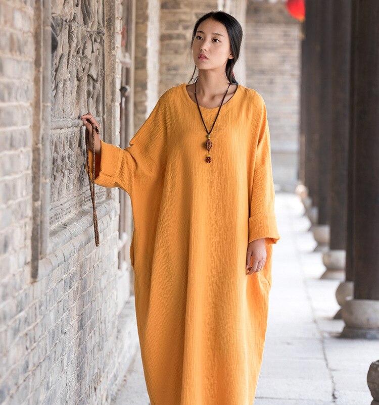 mode stijl traditionele Chinese kleding vrouwen lange gewaden