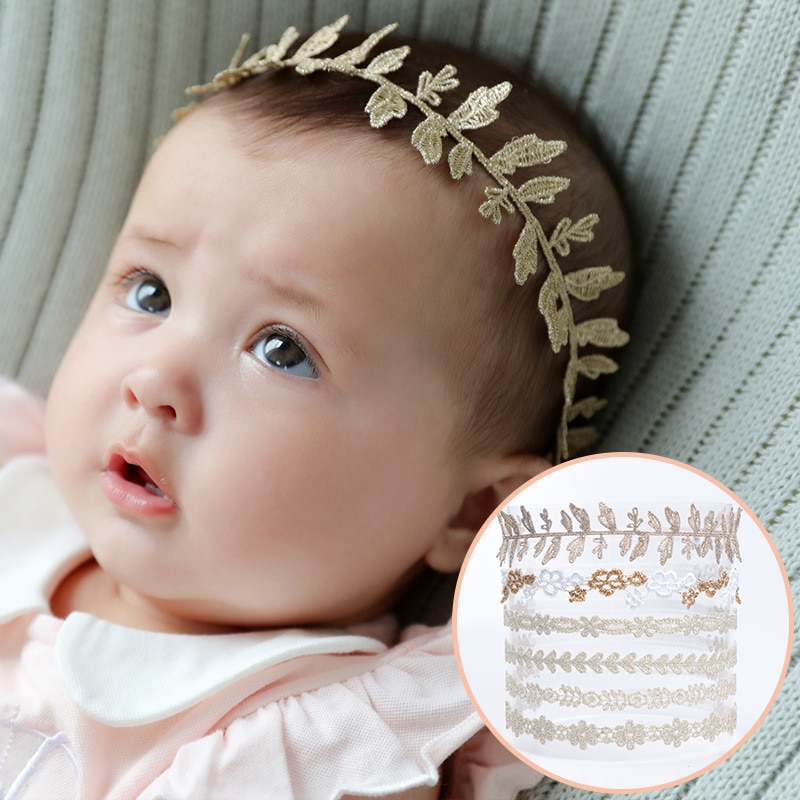 Kant Bloem Baby Hoofdband Kids Meisje Tulband Pasgeboren Baby Peuter Haarband Hoofdbanden Voor Meisjes Haarband Baby Haar Accessoires