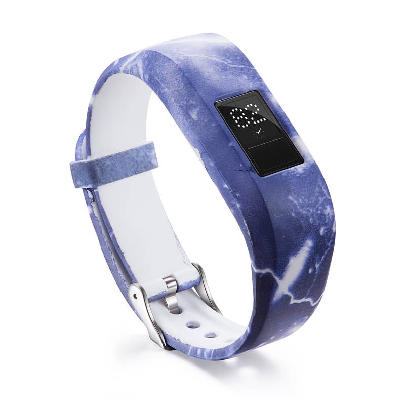 Impresión de silicona para Garmin Vivofit 3, correa para relojes, correas para Garmin JR/JR2, accesorios para relojes de pulsera, reemplazo: M
