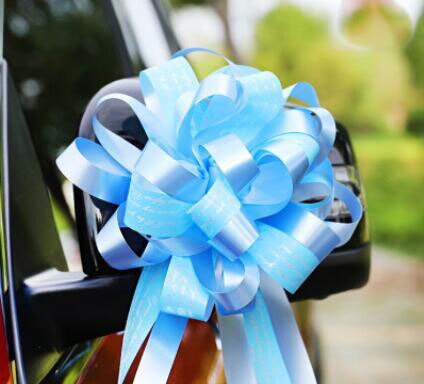 Eenvoudig groot strik handtreklint dubbellaags bedrukt alfabet activiteit feest familie bruiloft auto decoratie pakket lint: Nr . .18