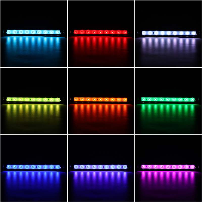 Aquarium Angeln LED Beleuchtung bluetooth APP Regler Aquarium Licht für Aquarium AC110V-240V 22-72cm