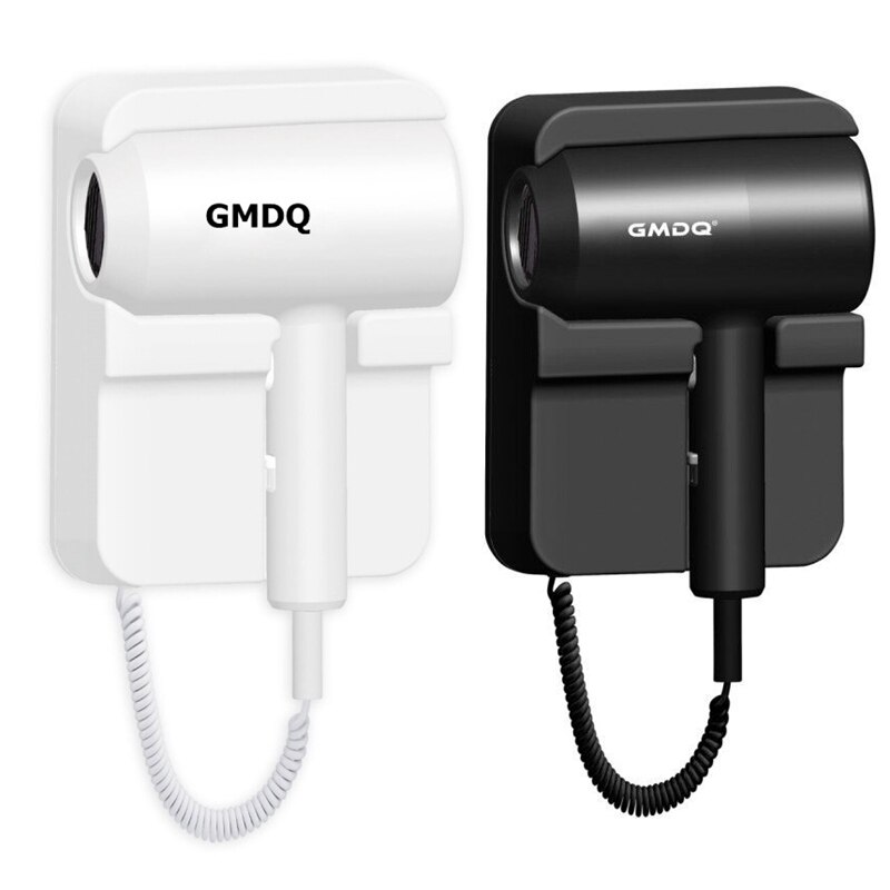 GMDQ – sèche-cheveux électrique mural, souffleur à ions négatifs avec support USB, pour salle de bain, hôtel