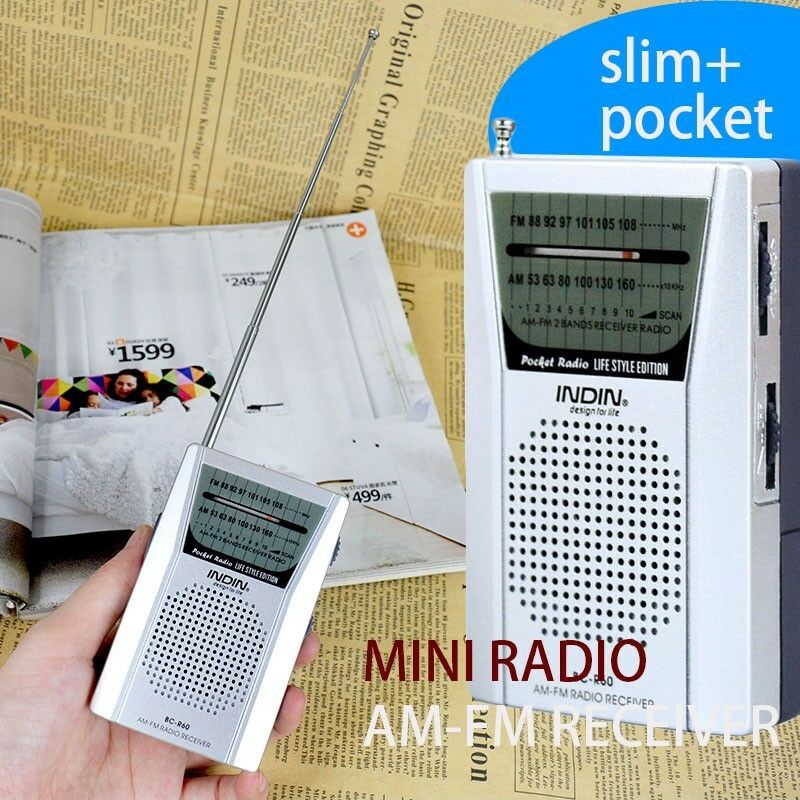 Przeno Ny Odbiornik Radiowy Rano Fm Mini Cyfrowy Kieszonkowy Wbudowany