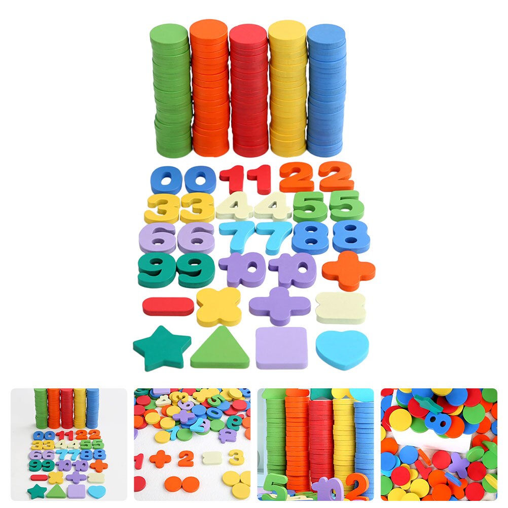 1 set runder rechenscheiben für kinder, intelligenzentwicklungsspielzeug für kinder