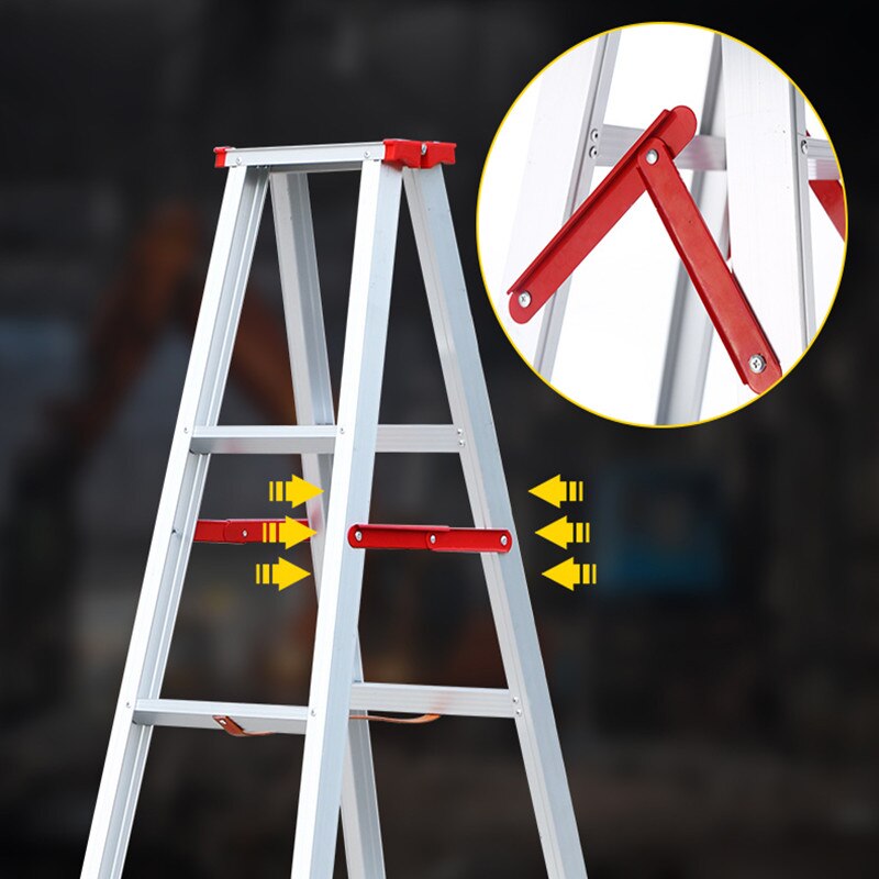 2 Stuk Zware Vouwen Stepladders Vaste Metalen Beugel, Aluminium Type Een Ladder Scharnier Locator Connector, Accessoires