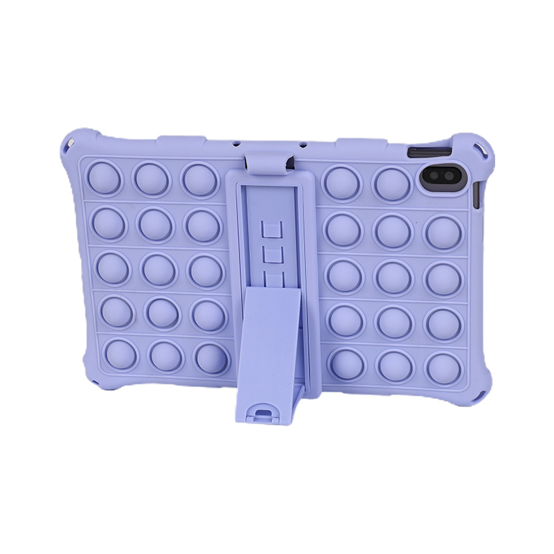 For Tablet Nokia T20 T 20 10.4" Case Soft Silicone Protective Stand Cover For Funda Nokia T20 TA-1392 TA-1394 Tablet Kids: Purple