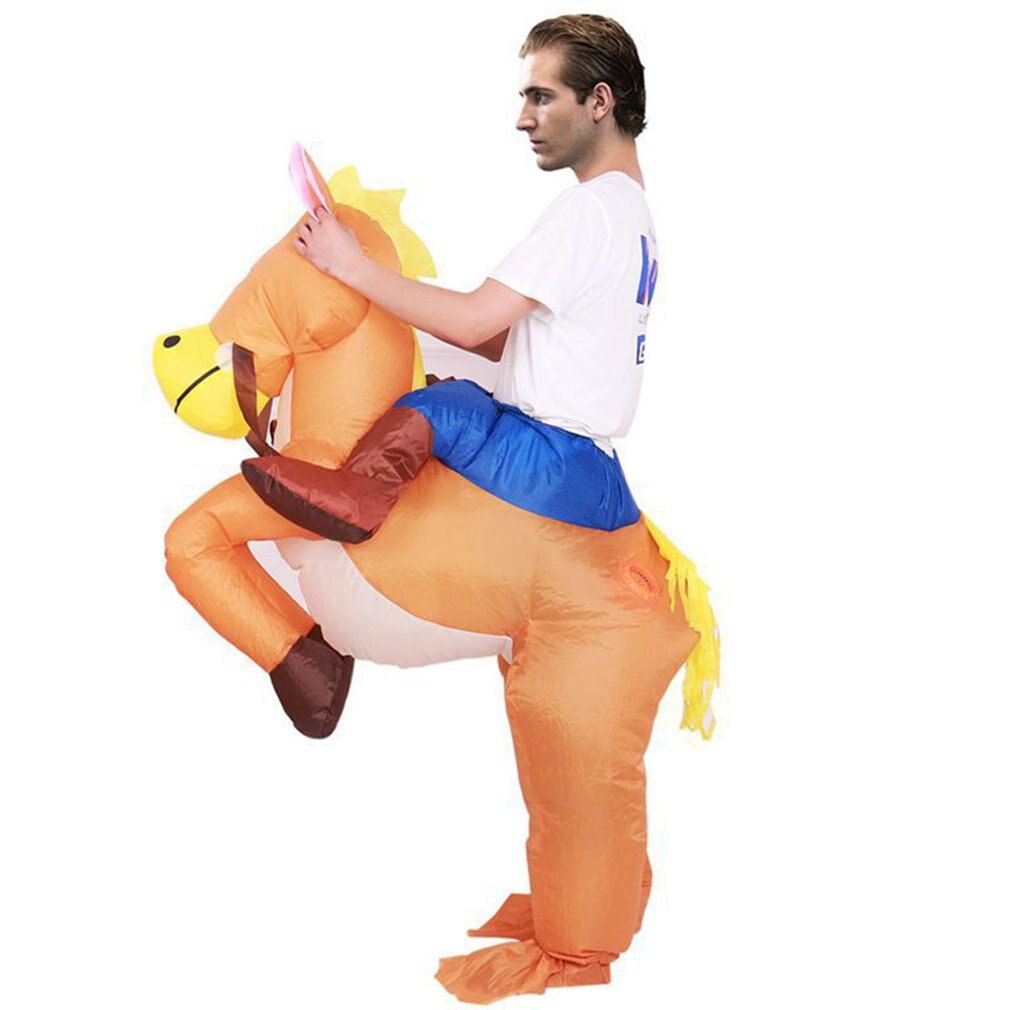 Halloween Western Cowboy Inflatable Costume Funny Fun Carnival Party Spoof Costume Props