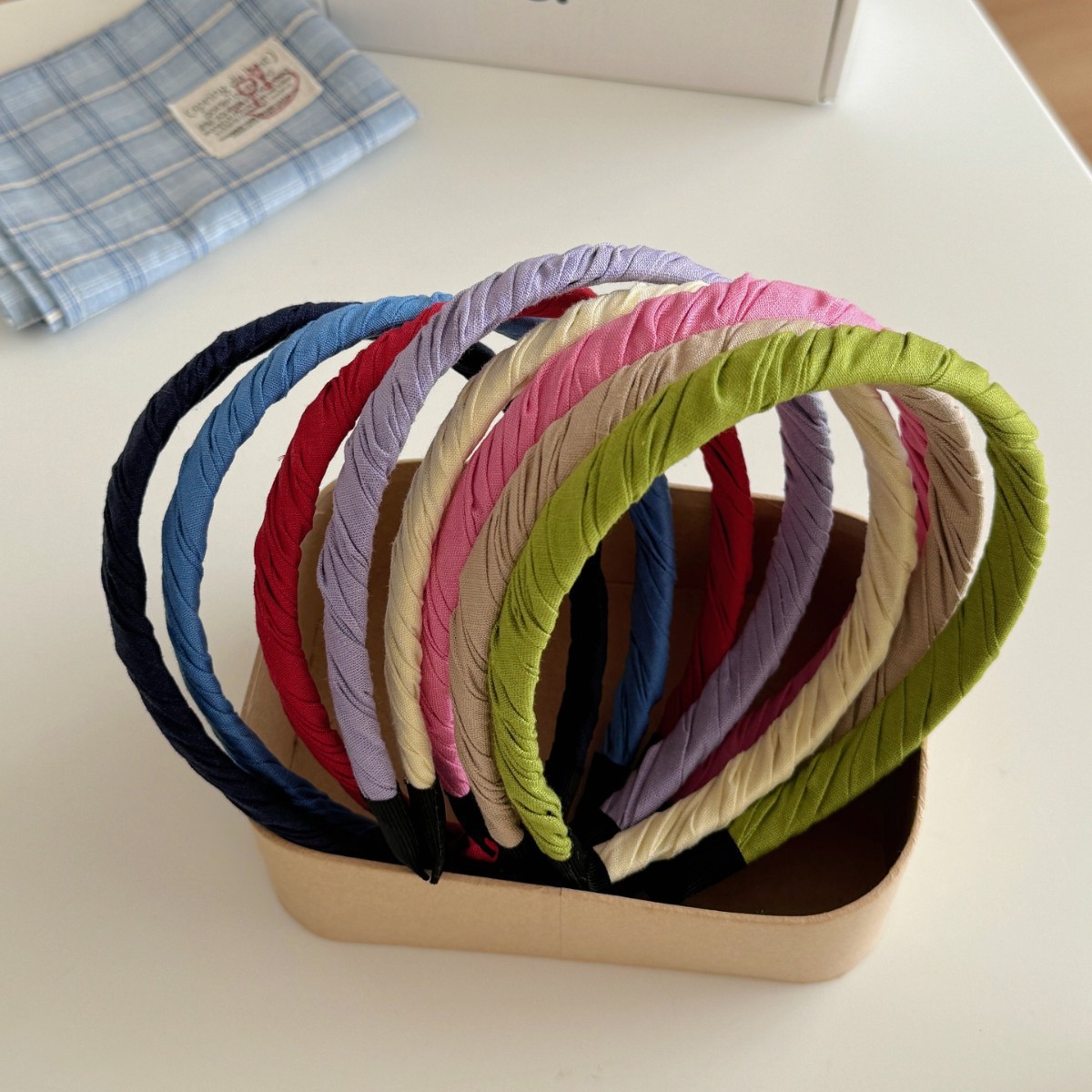 Colorful thin Fabric Wrapped Hairband Headband Hair Accessories Hair Jewerlery