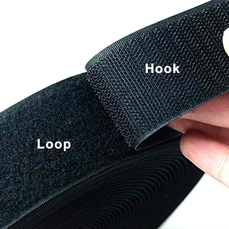 5 Meter NäHenne berühren Verschluss Nicht klebendes Klettverschlussband Magie Nylon Stoffband zum AufnäHenne Zubehör DIY Handwerk