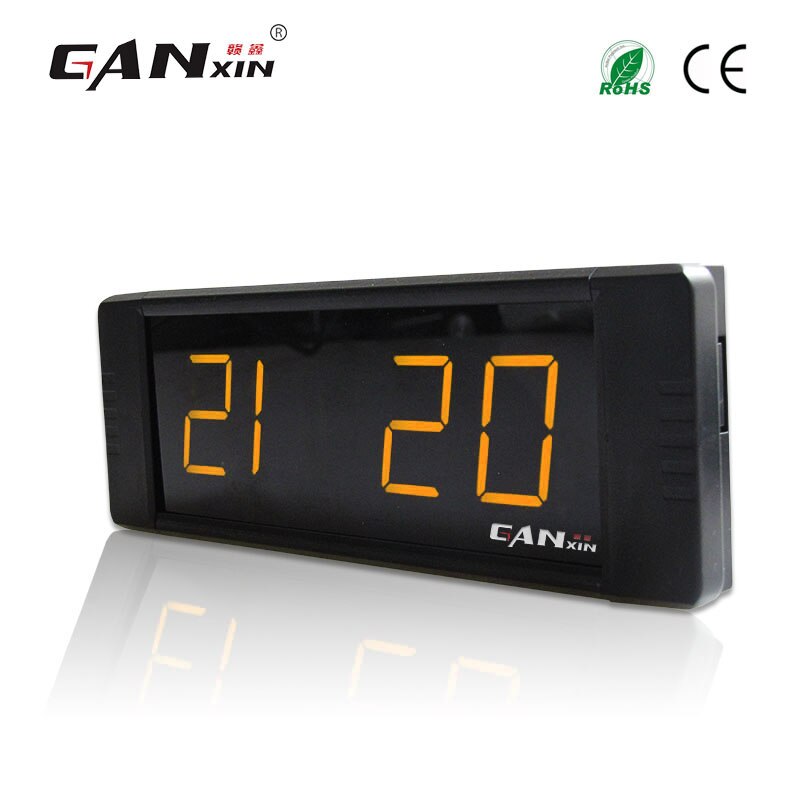 [Ganxin]1" Portable and Low Price Mini Led Projection Clock Led Wall Clock