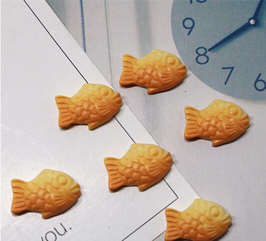 Fish Biscuits With Hook Charms For Slime DIY Polymer Filler Addition Slime Accessories Toys Lizun Modeling Clay Kit For Children