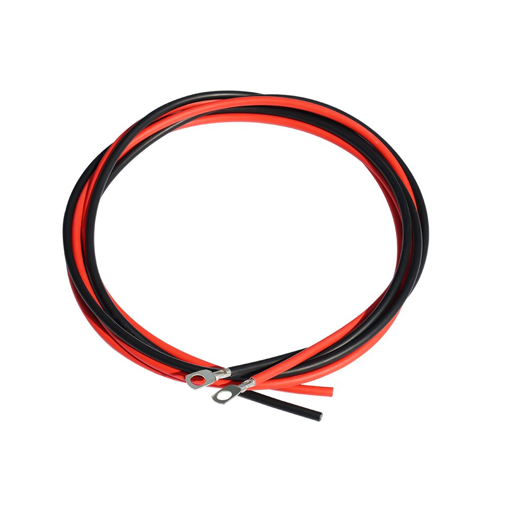 Solar Cable Connector 3m/6m/8m/10m 10ft/20ft/26ft/33ft 2.5mm 14AWG Copper Black and Red for solar panel battery TUV Approval PV: Red and blk 3M