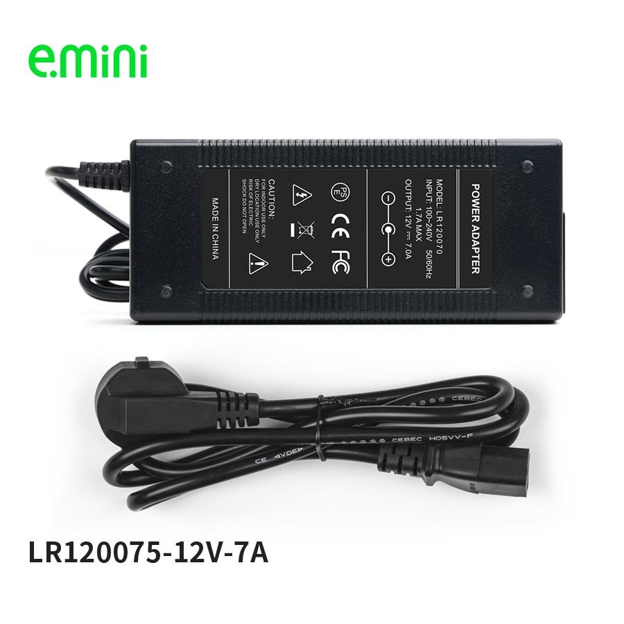 100-240VAC Input Dc Voeding 12V 7A Output Voeding Adapter 84W Voor Mini Itx Case Mini Pc windows 10