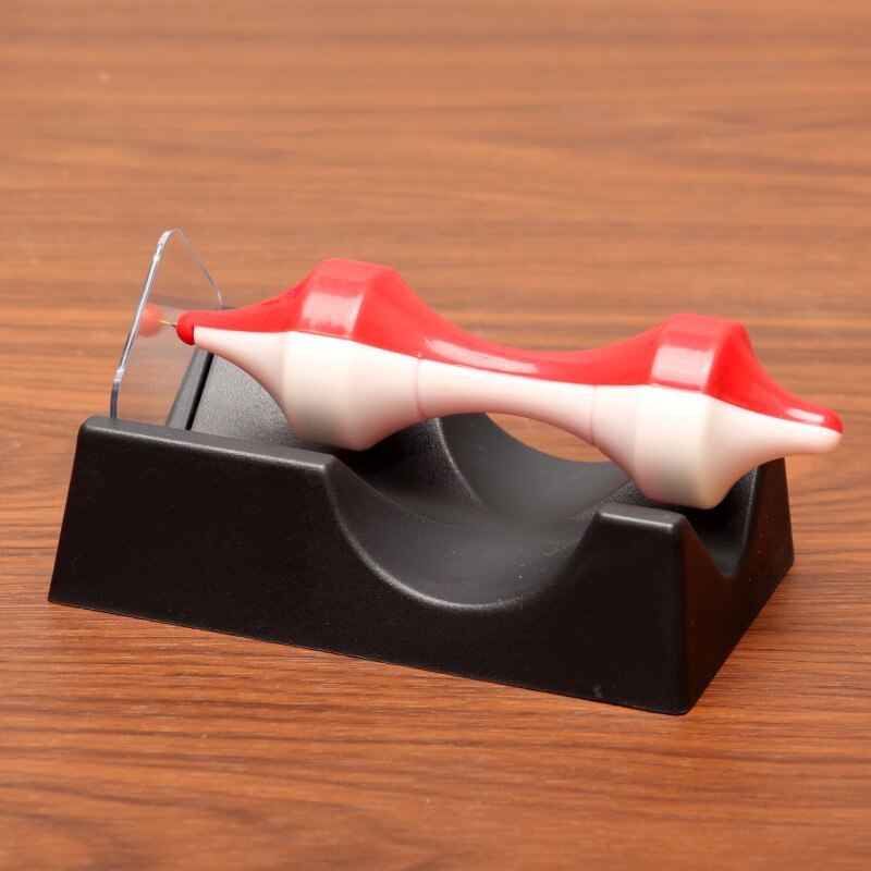 Creative scientific educational metal finger gyroscope gyro top pressure relief classic toy traditional: D