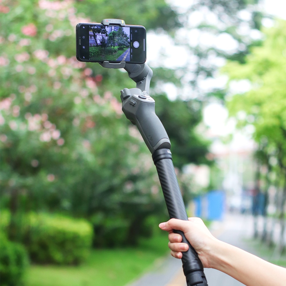 Ulanzi-Palo de cardán extensible para Osmo Mobile 3 2 Smooth 4 3 Q Moza mi ni S Mi Hohem Smartphone SLR Cámara Vlog Accesorios