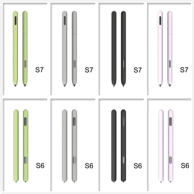 Touch Pen Cover For Samsung-Galaxy Tablet S6 / S7 S-Pen Cover Tablet Silicone Pencil Case For Tab S6 Lite Pen Case