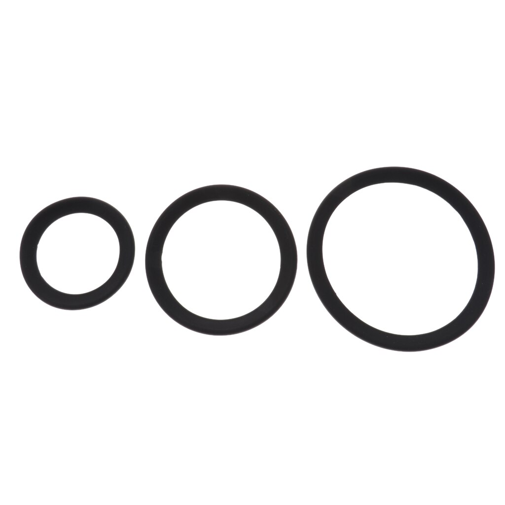 2 Stuks Zwarte Saxofoon Noise Ring Demper Ring Sax Dampener