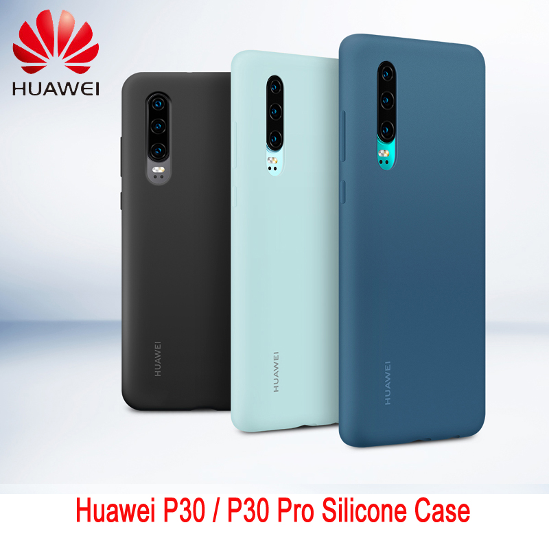 Caso Original Huawei P30 P30 Pro HUAWEI Oficial Capa Protetora De Silicone Líquido Microfibra Insided Huawei P 30 P 30Pro caso