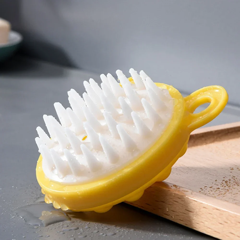 Hoofdhuid Scrubber Shampoo Borstel Massager Schone Hoofdhuid Kam Haar Wasborstel Hoofdhuid Peeling Opzetborstel Scrubber Gereedschap: Default Title
