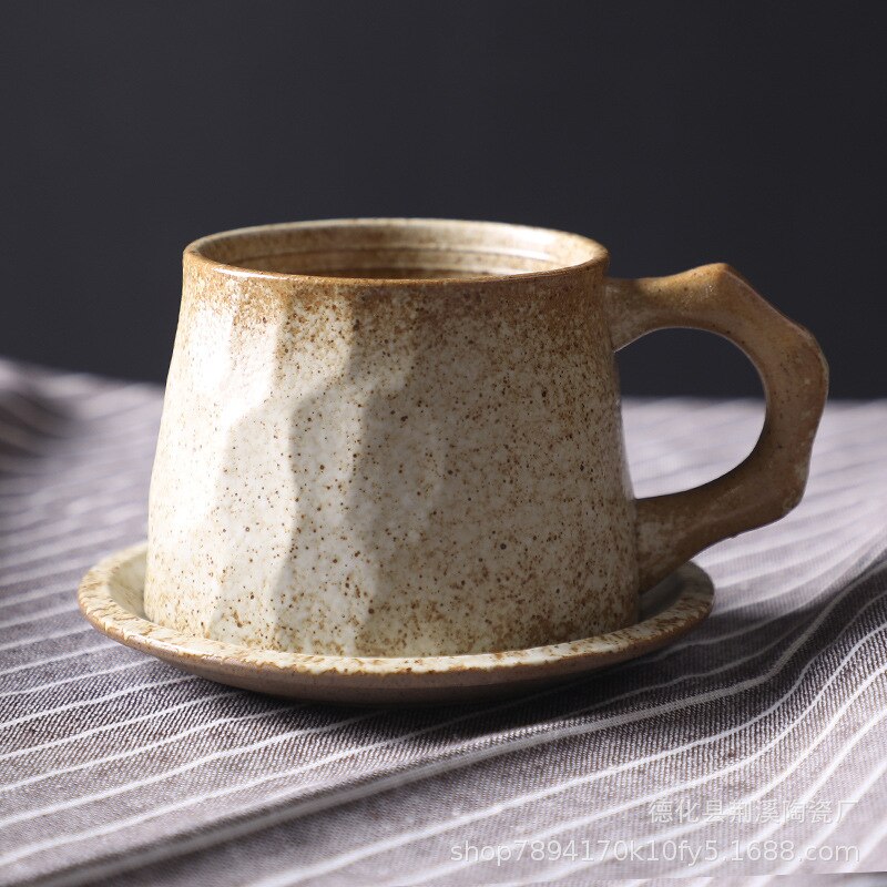Porseleinen Kop En Schotel Set Keramische Kopje Thee Set Japanse Stijl Vintage Koffie Mok Porselein Koffiekoppen Turkse