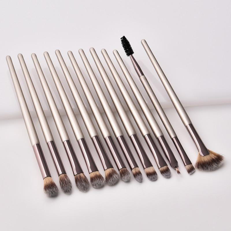 Makeup børster sæt skønhed 22 stk makeup børste pudder blush foundation concealer øjenskygge eyeliner øjenbryn champagne børste
