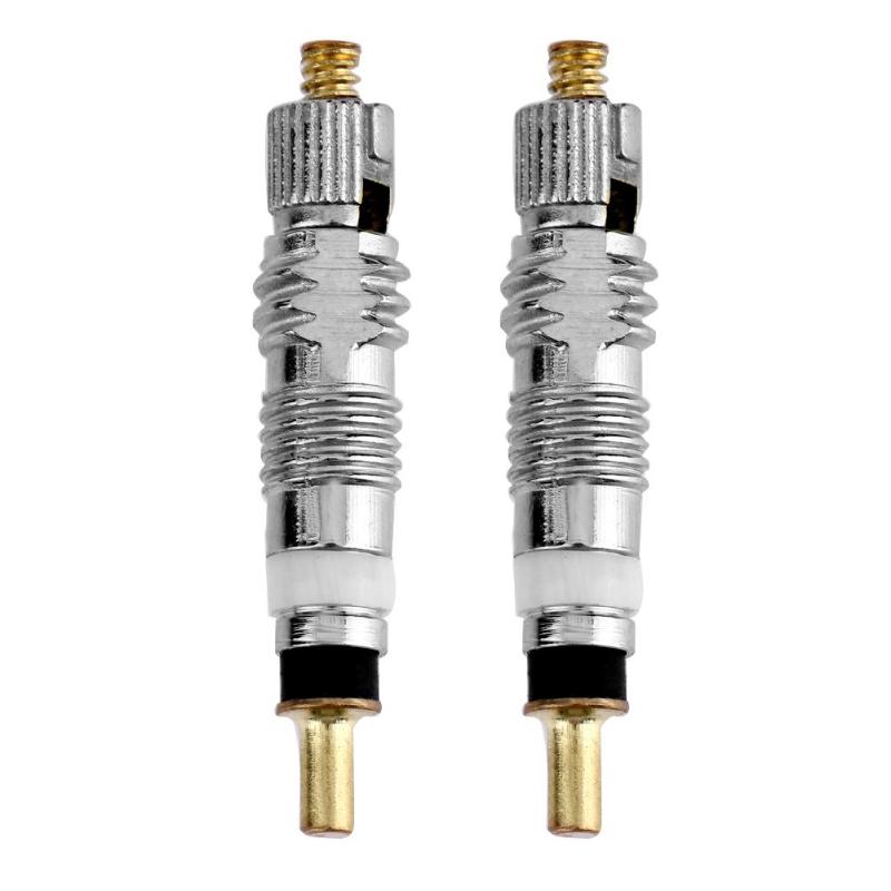 Presta Valve Core Bicycle MTB Road Bike Silver Detachable Valve Cores Tire Service Parts Replacement Detachable Valve Core: 2Pcs