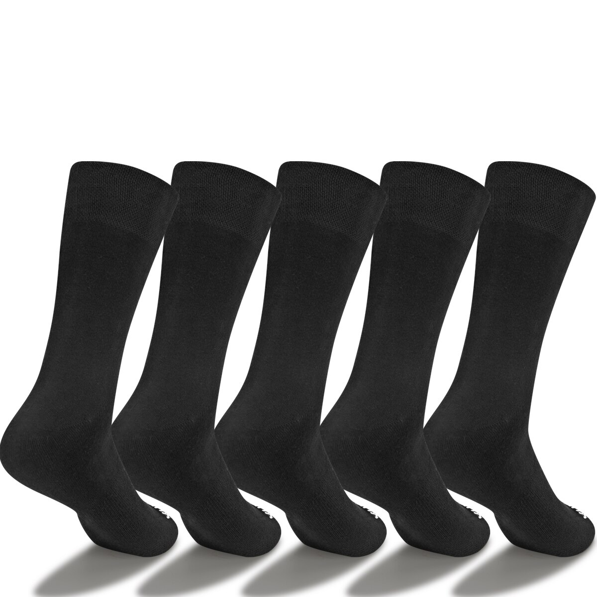 YUEDGE Men Thin Crew Summer Breathable Bamboo Fiber Casual Business Dress Socks Golf Socks Plus Size 37-46 EU