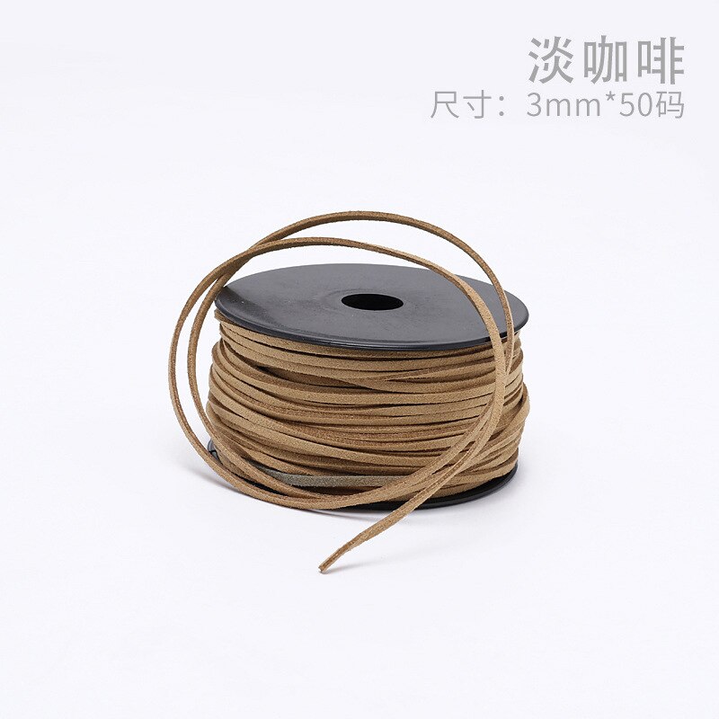 3mm 50 yards Koreaanse Touw Handgemaakte Kunstmatige Bloem DIY Materiaal Sieraden Accessoires Cake Decoratie Bloem Verpakking Koord 16 kleur: 9