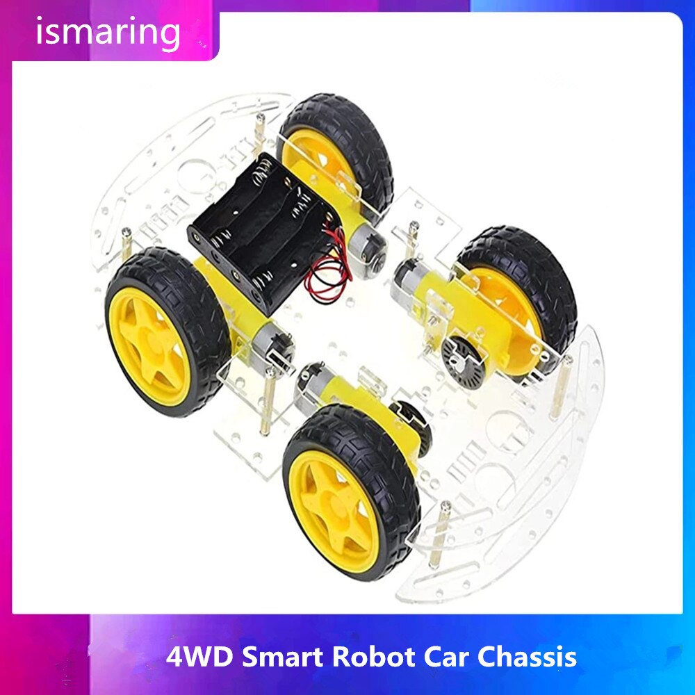 4WD Smart Robot Car Chassis Kits for arduino with Speed Encoder
